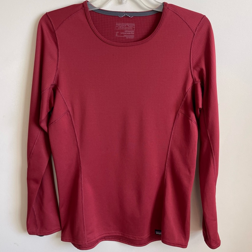 Patagonia Midweight Capilene Baselayer Long Sleeve Top Sz S